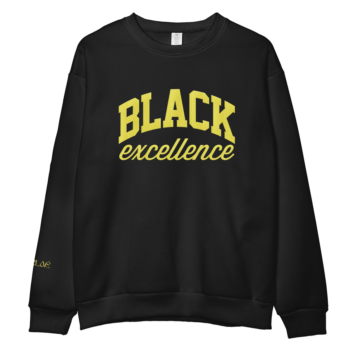 Black Excellence Embroidered Sweatshirt