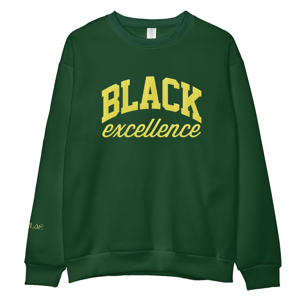 Black Excellence Embroidered Sweatshirt