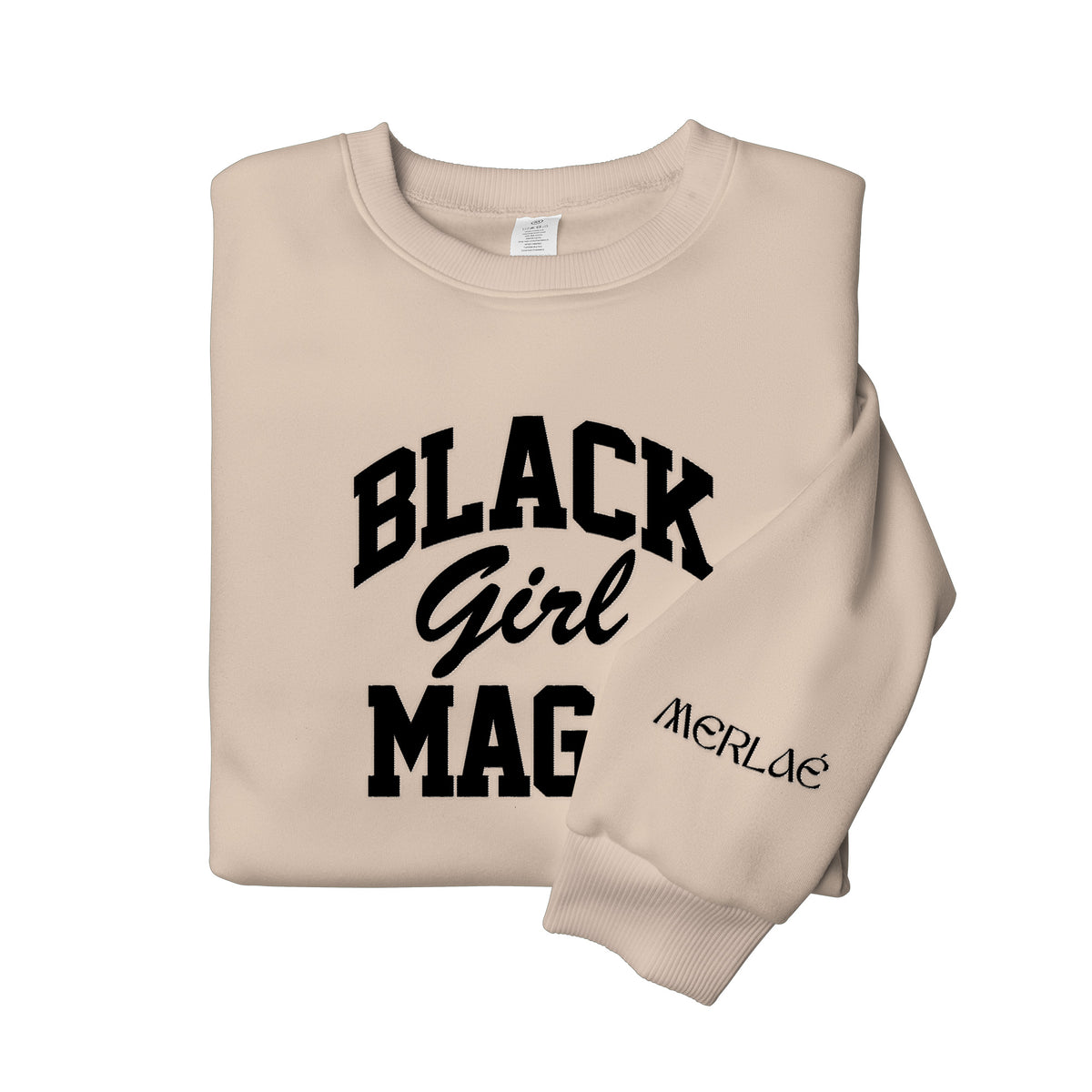 Black Girl Magic Embroidered Sweatshirt