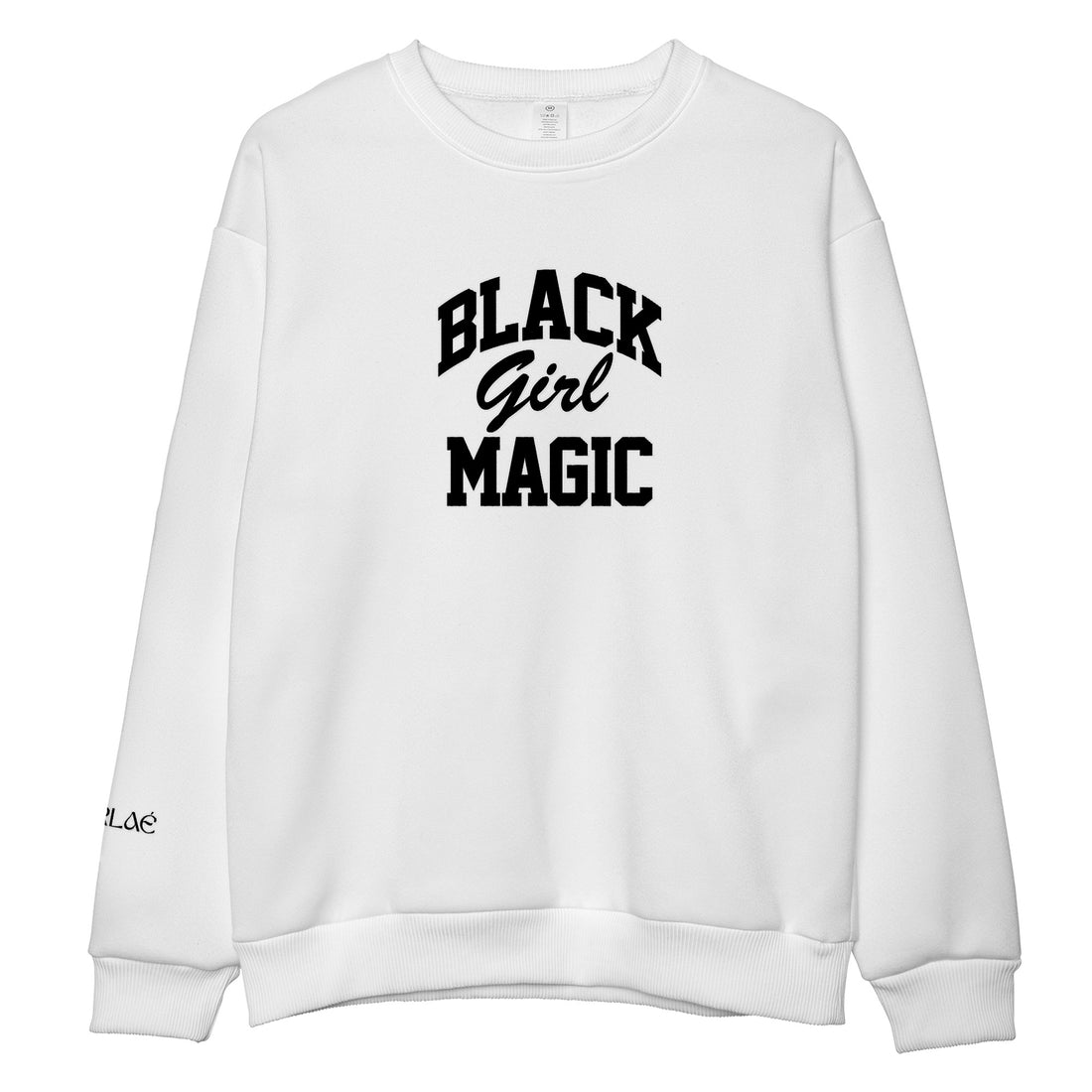 Black Girl Magic Embroidered Sweatshirt Black Woman MERLAÉ