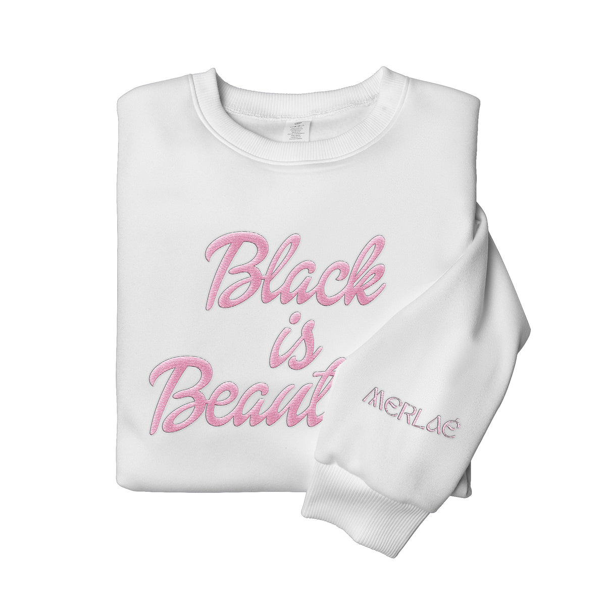 Black is Beautiful Embroidered Sweatshirt