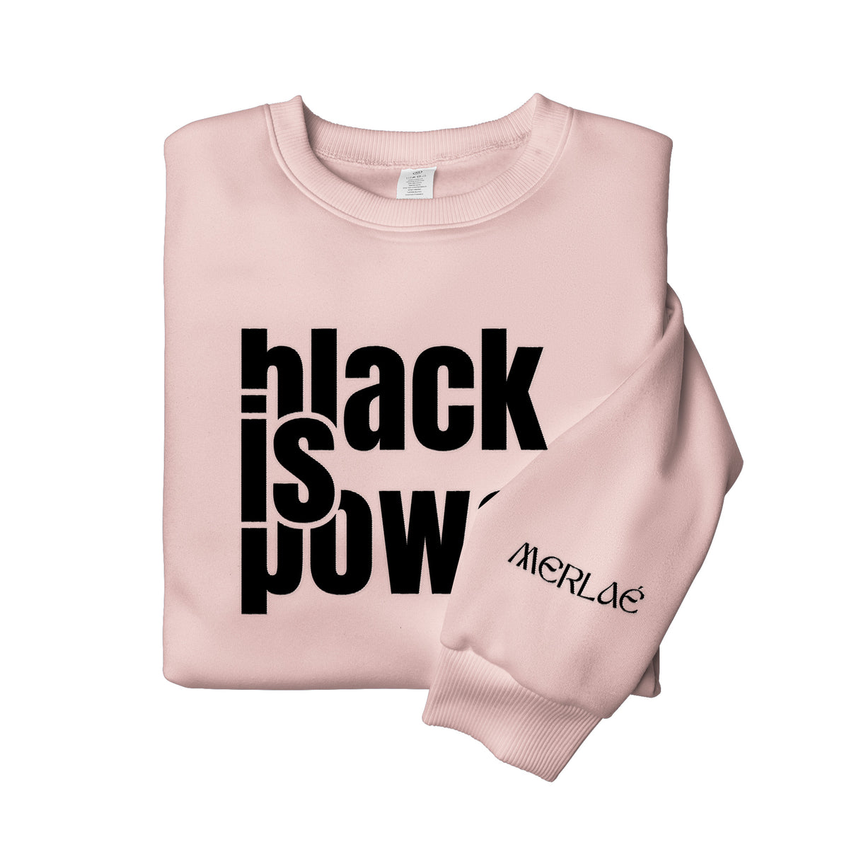 Black is Power Embroidered Sweatshirt