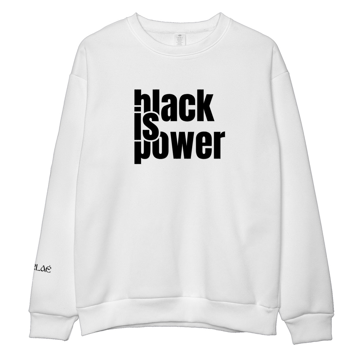 Black is Power Embroidered Sweatshirt