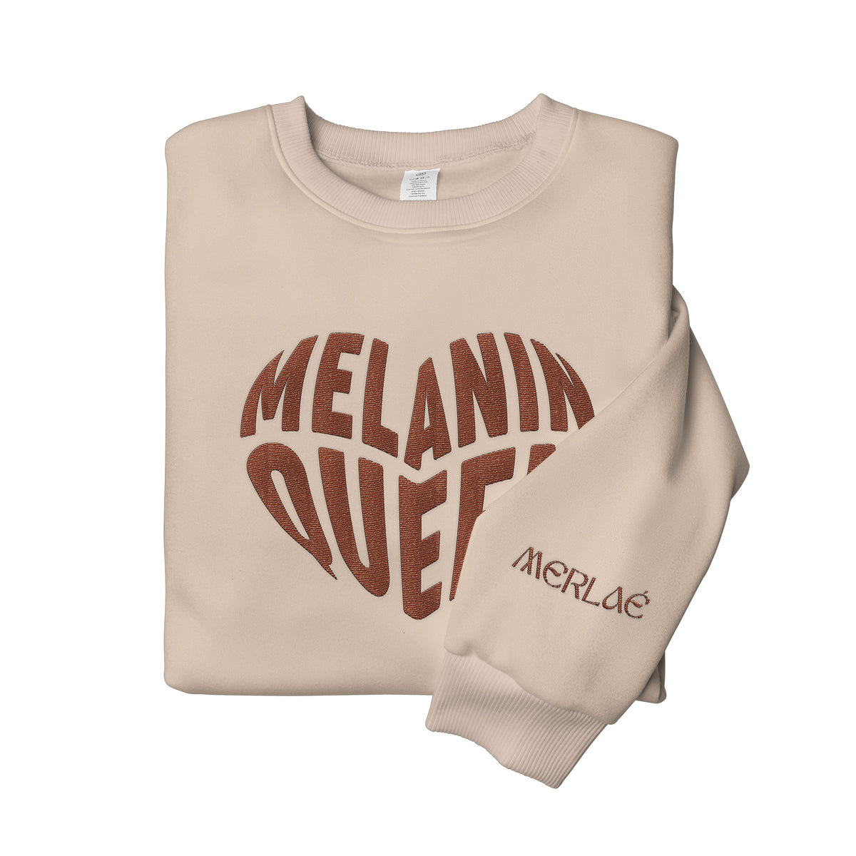 Melanin Queen Embroidered Sweatshirt